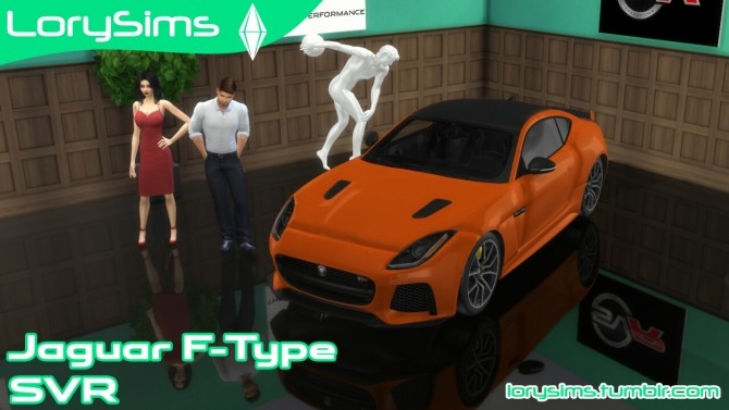 Sims 4 Jaguar F Type SVR Coupe by LorySims at LorySims