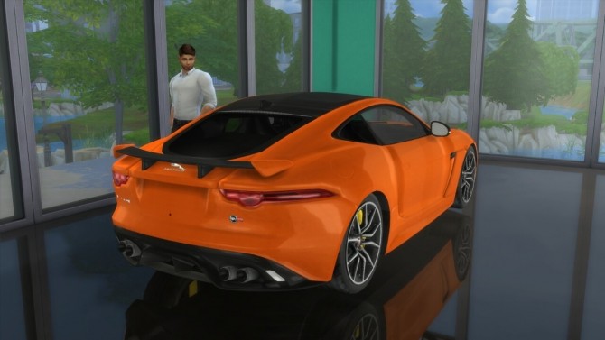 Sims 4 Jaguar F Type SVR Coupe by LorySims at LorySims