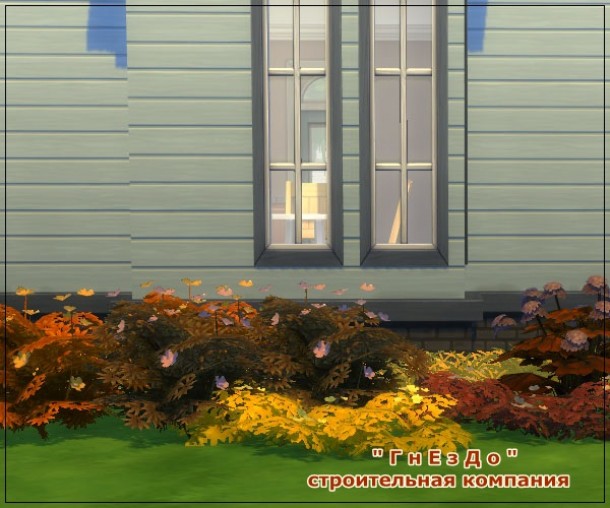 Sims 4 Autumn flowers vegetation at Sims by Mulena