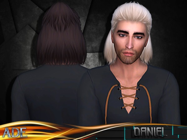Sims 4 Daniel hair by Ade Darma at TSR