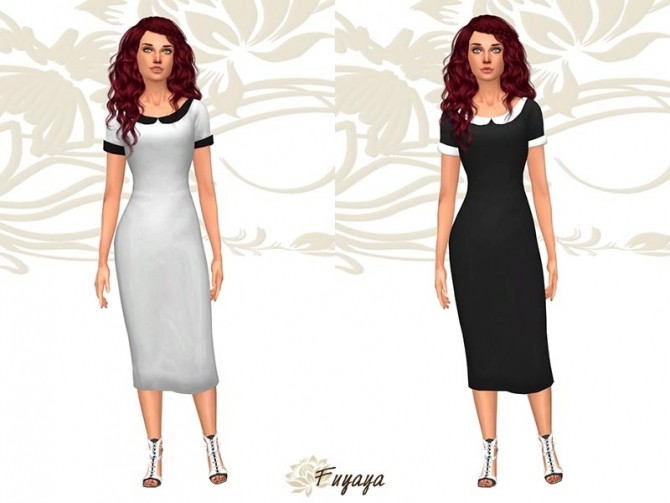 Sims 4 Sorale dress by Fuyaya at Sims Artists