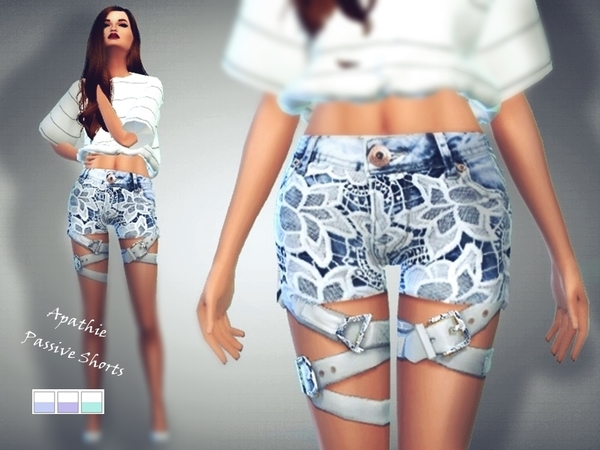 Sims 4 Passive shorts by Apathie at TSR