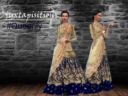 Queenly gown by Juxtaposition at TSR
