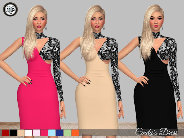 Sims 4 MP Cindys Dress at BTB Sims – MartyP