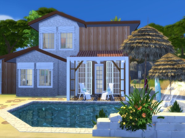 Sims 4 By The Sea house by Suzz86 at TSR