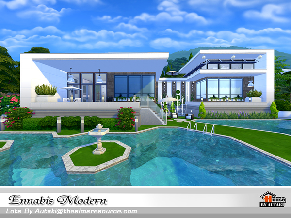 Sims 4 Ennabis Modern by autaki at TSR