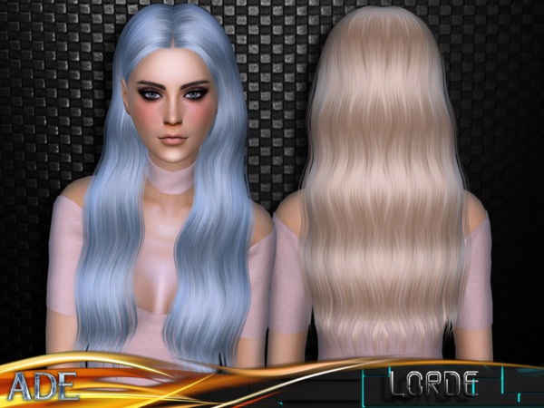 Sims 4 Ade Lorde hair by Ade Darma at TSR