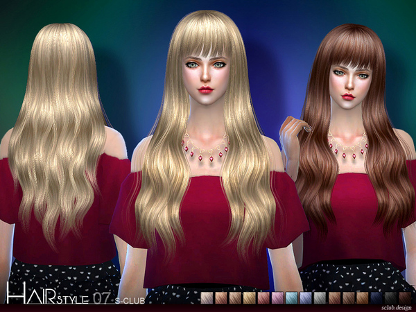 Sims 4 Hair N7 by S Club at TSR