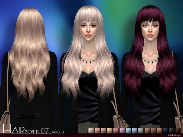 Sims 4 Hair N7 by S Club at TSR