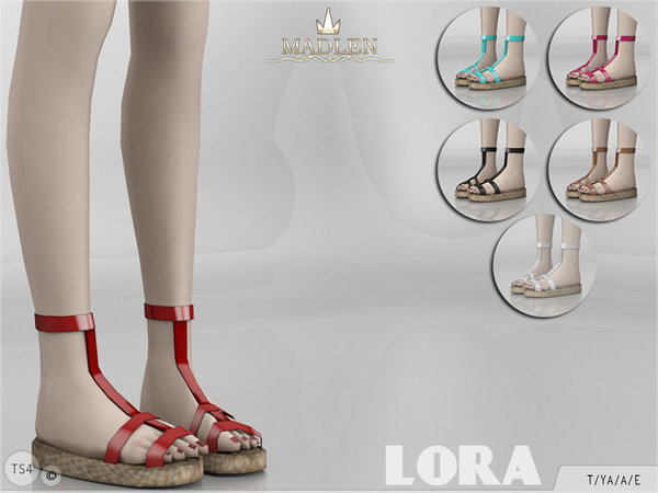 Sims 4 Madlen Lora Shoes by MJ95 at TSR