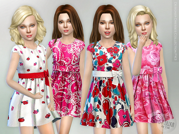 Sims 4 Designer Dresses Collection P43 by lillka at TSR