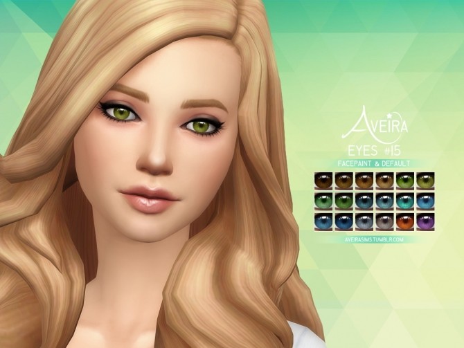 Sims 4 Eyes #15 at Aveira Sims 4