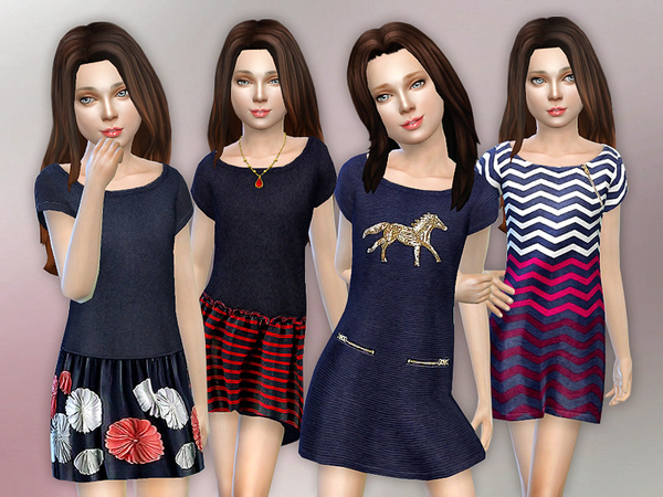 Sims 4 Designer Dresses Collection P44 by lillka at TSR