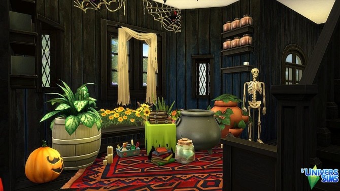 Sims 4 Witch Cottage by Lyrasae93 at L’UniverSims