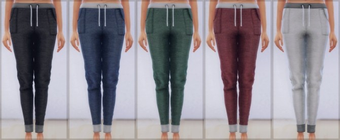 Sims 4 Joggers (Loubelle) at Elliesimple