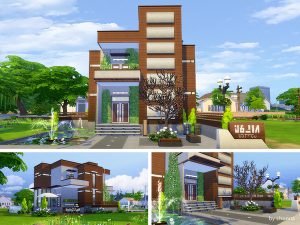 Sims 4 Nova house by Lhonna at TSR