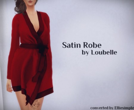 Satin Robe (Loubelle) at Elliesimple