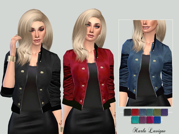 Sims 4 Zorka Jacket by Karla Lavigne at TSR