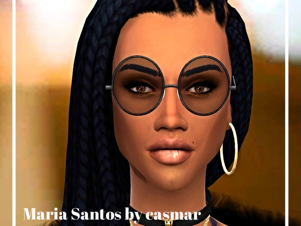 Sims 4 Maria Santos by Casmar at TSR