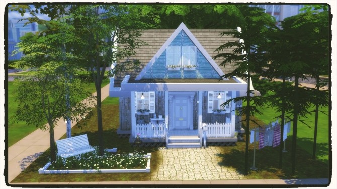 Sims 4 Starter House at Dinha Gamer