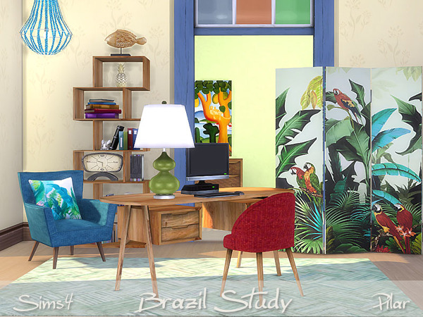Sims 4 Brazil Study by Pilar at TSR