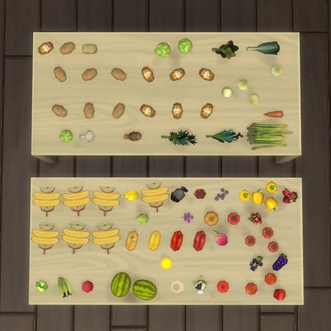 Sims 4 Inedible Edibles Part 1 Victuals by Madhox at Mod The Sims