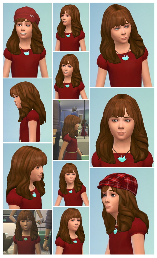 Sims 4 Clairchen Hair at Birksches Sims Blog