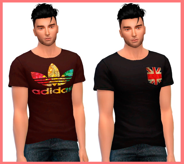 Sims 4 T Shirt for male at Nathalia Sims