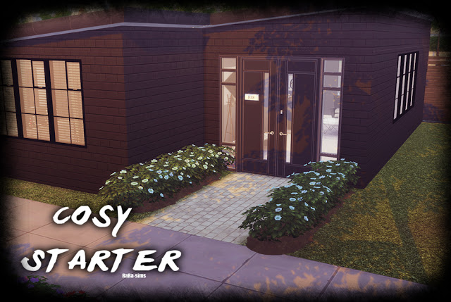 Sims 4 Cosy Starter house at RaRa SIMS