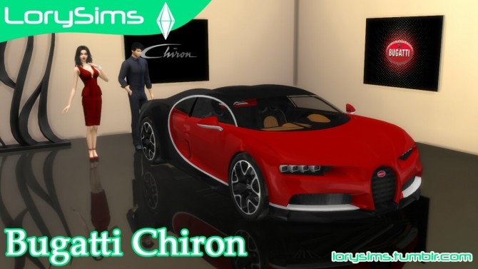 Sims 4 Bugatti Chiron at LorySims