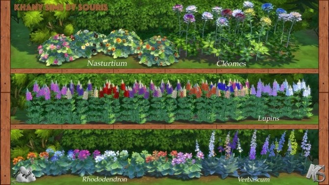 Sims 4 Flower Power by Souris at Khany Sims