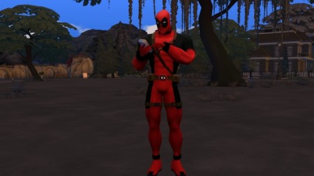 Deadpool Costume by G1G2 at SimsWorkshop