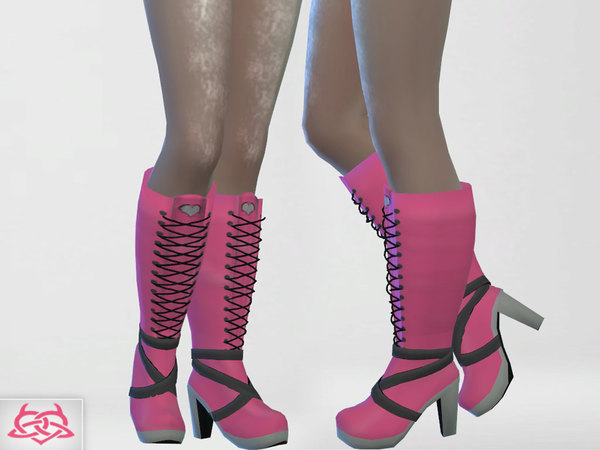 Sims 4 Draculaura set clothes boots by Colores Urbanos at TSR