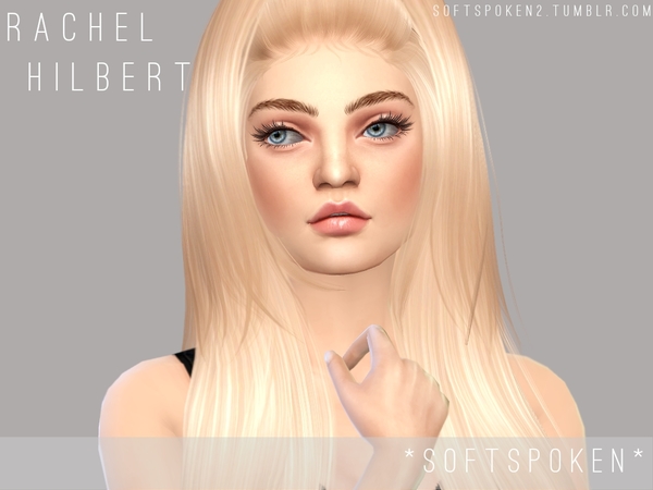 Sims 4 Rachel Hilbert by Softspoken at TSR