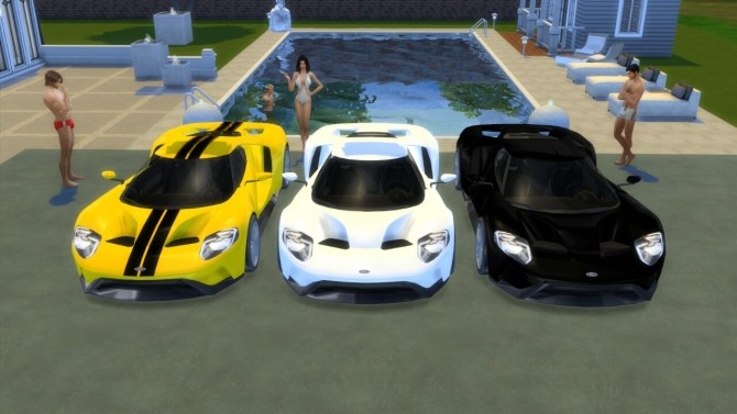 Sims 4 Ford GT at LorySims