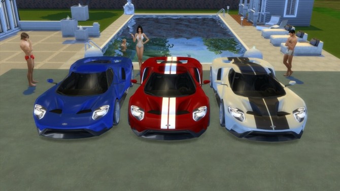 Sims 4 Ford GT at LorySims