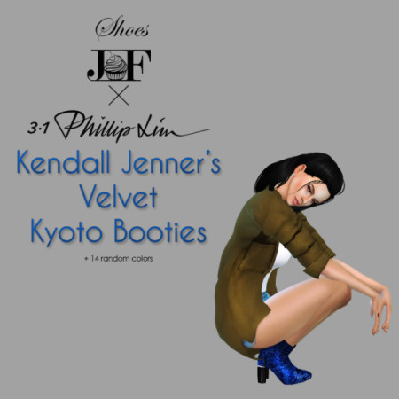 Velvet Kyoto Booties at JFC-Sims
