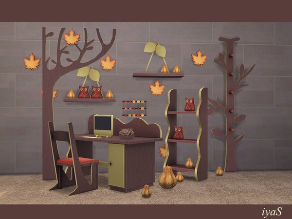 Sims 4 Autumn Melody set by soloriya at TSR