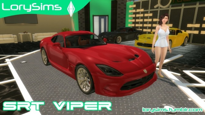 Sims 4 SRT Dodge Viper at LorySims