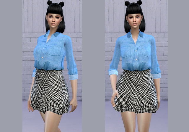 Sims 4 Trendy girl 03 Pose Pack at Angissi
