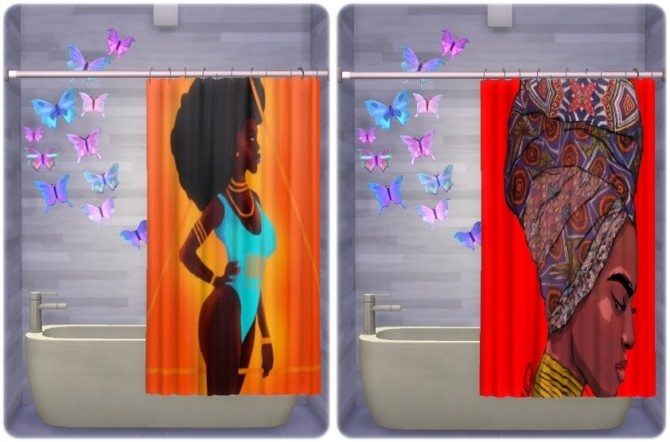 Sims 4 Bathtub Curtains Huck Designs at Annett’s Sims 4 Welt
