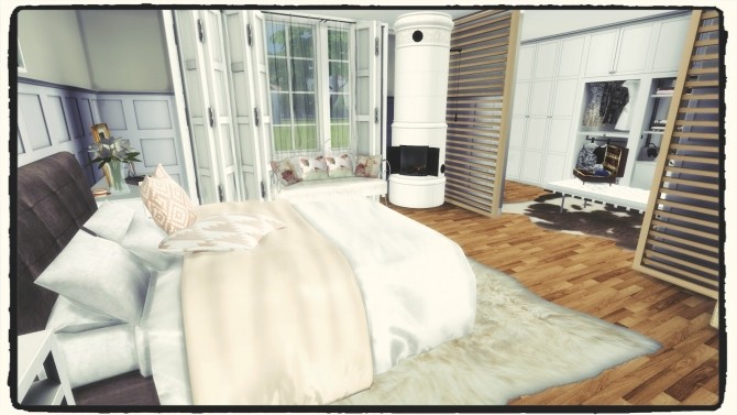 Sims 4 Bedroom with closet (Build & Decoration) at Dinha Gamer