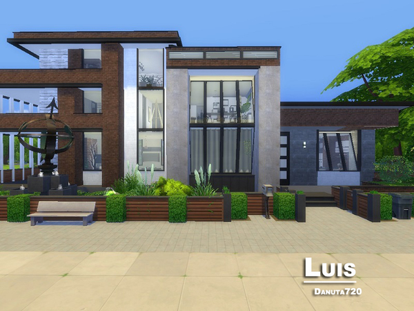 Sims 4 LUIS house by Danuta720 at TSR