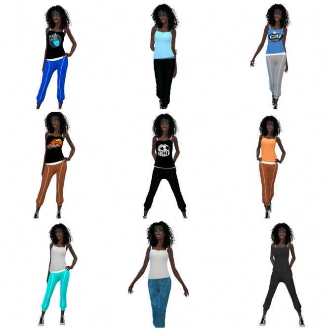 Sims 4 Shoes and cloth recolors at Teenageeaglerunner