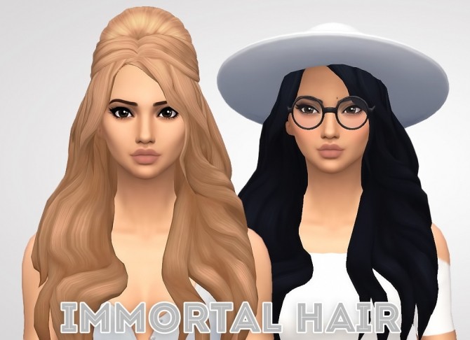Sims 4 Immortal Hair at Ivo Sims