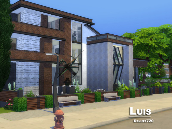 Sims 4 LUIS house by Danuta720 at TSR