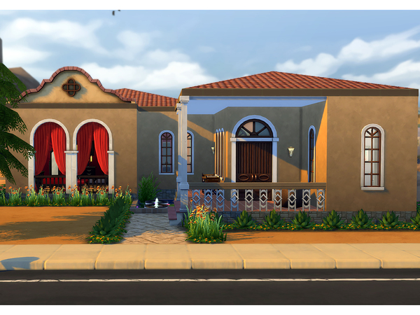 Sims 4 Solariega house by Degera at TSR