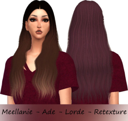 Ade Lorde Hair Retexture at Meellanie