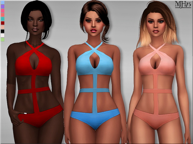 Sims 4 Bandage Halter Outfit by Margeh75 at Sims Addictions