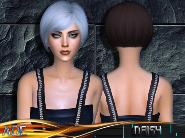 Sims 4 Daisy hair by Ade Darma at TSR